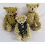 3 Whittle-le-Wold teddy bears