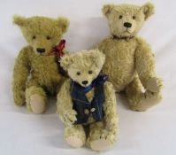 3 Whittle-le-Wold teddy bears