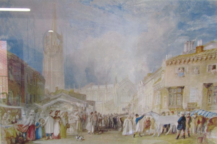 A collection of pictures and prints to include 'Cley Mill Norfolk' and 'Wrawby Post Mill' - 'Louth - Image 6 of 14