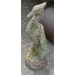 Concrete garden bird ornament