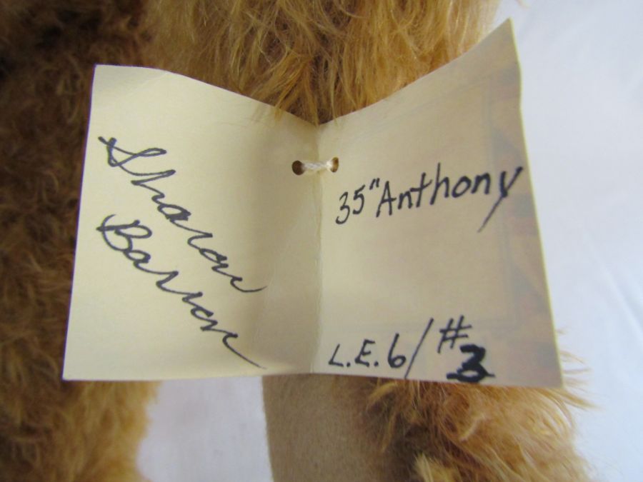 Barron Bears 'Logan' limited edition 3/6 for teddy bears of Witney approx. 35.5" and Barron Bear ' - Image 8 of 9