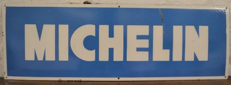 Michelin enamel sign 92cm by 31cm