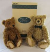 2 Steiff teddy bears - Ginger bear limited edition 2559/6000 and Boxed 'Henderson' with growler