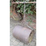 Cast iron garden roller