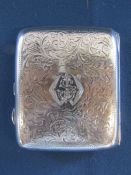 J Collyer Ltd 1917 cigarette case - total weight 2.9ozt