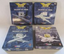 4 Corgi ' The Aviation Archive' diecast aircraft - 1st issue D.H Comet 48503 - 1st issue Hercules