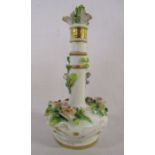 Rockingham scent bottle with stopper circa 1830