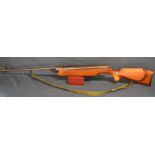 Weihrauch HW80 .22 air rifle with shoulder strap & bag