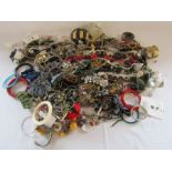 Large selection of costume jewellery