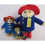 A collection of Paddington Bears to include Rainbow Designs and M&S