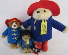 A collection of Paddington Bears to include Rainbow Designs and M&S