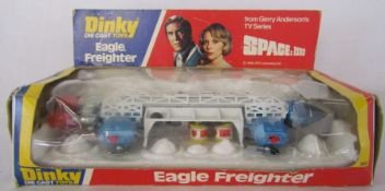 Boxed Dinky die cast toys Eagle Freighter 360 - From Gerry Anderson's Space:1999 Tv series