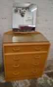 E Gomme G Plan chest of drawers/dressing table W 77cm D 47cm