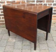 19th century mahogany drop leaf table