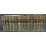 16 volumes by Charles Dickens published by the London Folio Society London 1987, each in a green