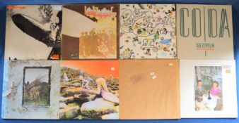 8 Led Zeppelin LP's : In Through The Out Door, Coda, I, II& III, Presence, Zoso & House Of The Holy