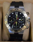 Bvlgari Diagono Scuba Chrono SC40SG gents watch with 18ct gold & steel case with box, case &