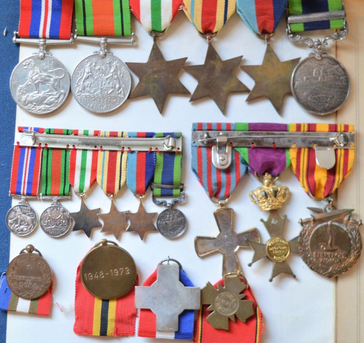 World War II Dunkirk veteran Pte/Sergeant Edwards 6283427 medal group including 1939-45 Star, Africa - Image 2 of 2