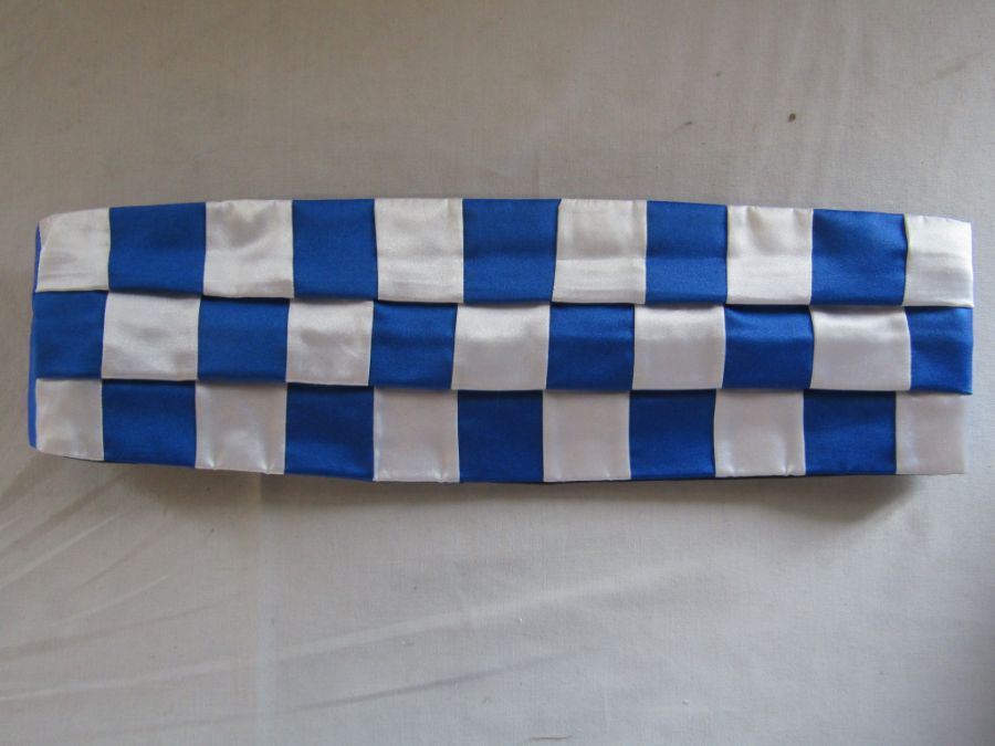 RAF Dinner suit with cap and a wedding gown with veil possibly wax flowers and weighted with faux - Image 18 of 18