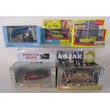 3 boxed Corgi Classics - Mr Bean, Kojak and Inspector Morse a Gate Laurel & Hardy Jeep and Only