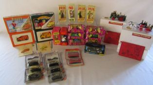 Mixed collection of cars including Classic Cars, Typhoo Jubilee Tram, Limited Edition Corgi Comic