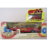 Boxed 2003 American Muscle RCERTL - The Monkees Mobile 1:18 scale die cast car 36685 and 2001