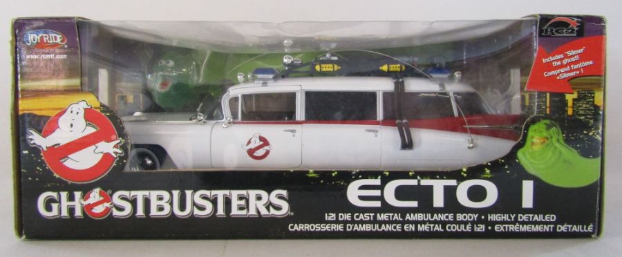 Boxed 2004 Joy Ride RC2 Ghostbusters Ecto 1 1:21 Die cast metal ambulance Body with Slimer RCERTL - Image 2 of 3