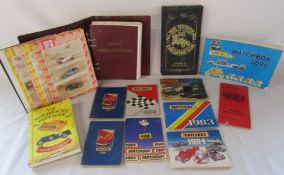 Selection of Matchbox collector cars guides including Models of Yesteryear