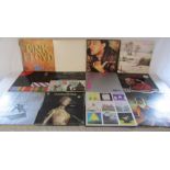 12" vinyl records including Jefferson Starship, Jefferson Airplane, Peter Green, The Moody Blues,