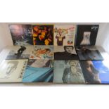 Collection of 12" vinyl LP's records including Genesis, Mike and the Mechanics, Dire Straits, ZZ