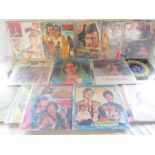 Large collection of Bollywood vinyl records including Arzoo, Professor Pyarela, Patanga etc