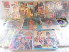 Large collection of Bollywood vinyl records including Arzoo, Professor Pyarela, Patanga etc