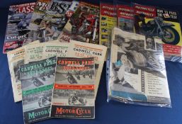 6 vintage Cadwell Park programmes 1946 / 1948 / 1950 / 1953, Motorcycle Scooter & Three Wheeler