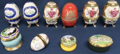 Bilston & Battersea Enamels  "A Token of Love" egg designed by Halycon Days, Eximious enamelled