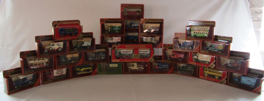 Collection of Matchbox Models of Yesteryear including Steam Lorry, Kiwi, Spratt's, Limited edition