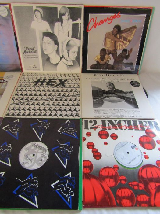 12" vinyl LP records including Shakin Stevens, Shalamar, Culture Club, Blondie, Altered Images, Hex, - Image 7 of 11