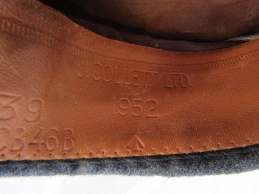 RAF Dinner suit with cap and a wedding gown with veil possibly wax flowers and weighted with faux - Image 4 of 18