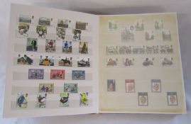 Part filled stamp album with a good selection of stamps