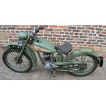 1950 BSA 123cc Bantam motorcycle.  Notes from the vendor, The motorcycle  was supplied new on the