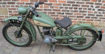 1950 BSA 123cc Bantam motorcycle.  Notes from the vendor, The motorcycle  was supplied new on the