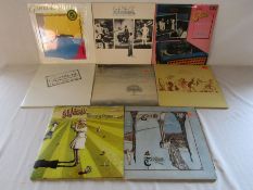 Genesis 12" vinyl LP's records including Three Sides live, The Lamb Lies Down on Broadway etc