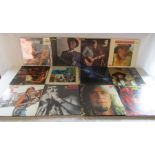 Collection of 12" vinyl LP's records including Sunfighter, Keef Hartley, John Mayall, Profile,