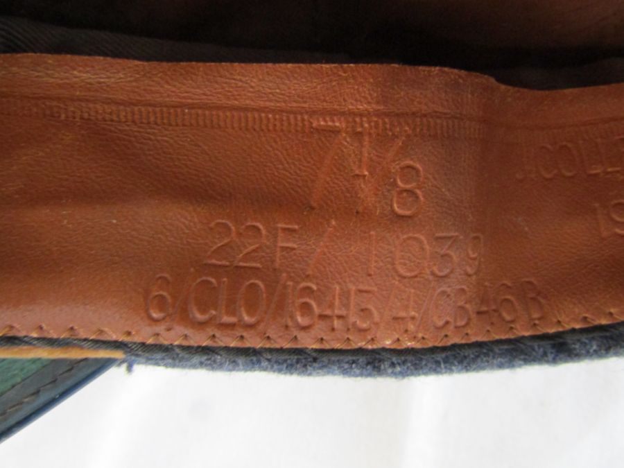 RAF Dinner suit with cap and a wedding gown with veil possibly wax flowers and weighted with faux - Image 3 of 18