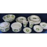 Quantity of Portmeirion Summer Strawberries tableware - many pieces with original packaging