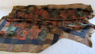 Large Valentino scarf with autumn leaves design