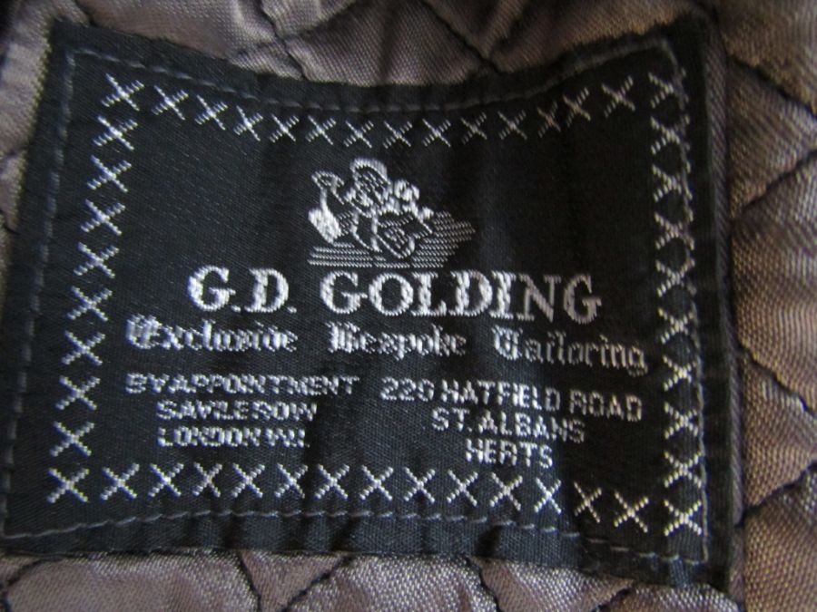 RAF Dinner suit with cap and a wedding gown with veil possibly wax flowers and weighted with faux - Image 7 of 18