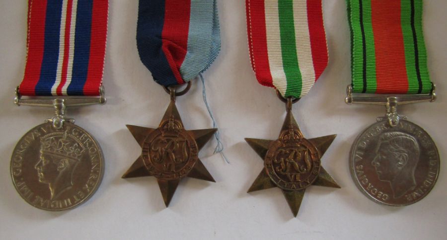 4 x medals 1939-45 star, Italy star, Defence medal and war medal 1939-45 - no inscriptions but - Image 3 of 7