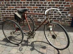 Vintage Higgins Ultralite tricycle for restoration