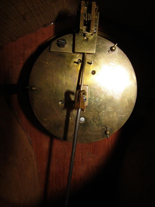 Art Nouveau inlaid mantel clock - Image 5 of 5