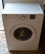 Modern Beko slimline washing machine